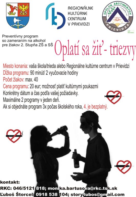 Oplatí sa byť triezvy - plagát