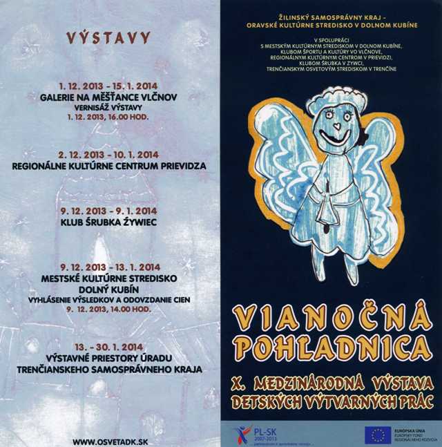 Vianočná pohľadnica - pozvánka