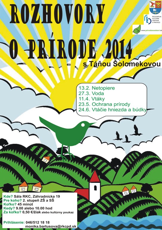 Rozhovory o prírode 2014 - plagát