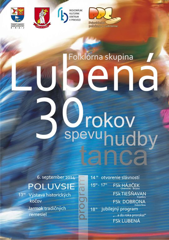 30 rokov Lubená - plagát