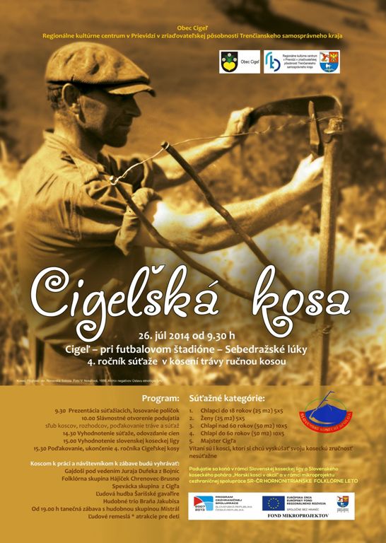 Cigeľská kosa - plagát