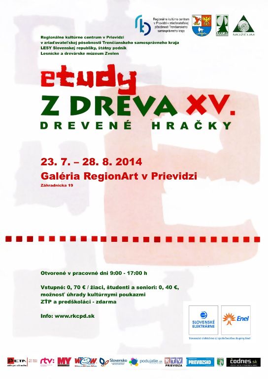 Etudy z dreva - drevené hračky - plagát