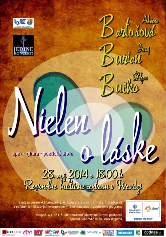 ... Jedine koncert! Nielen o láske - plagát