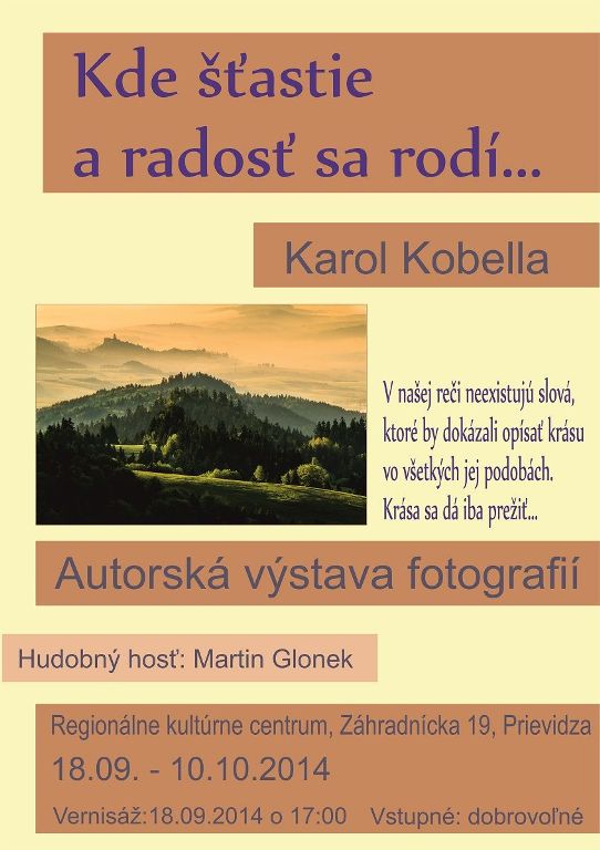 Kde šťastie a radosť sa rodí... - plagát