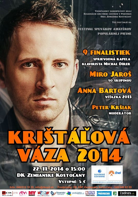 Krištáľová váza 2014 - plagát