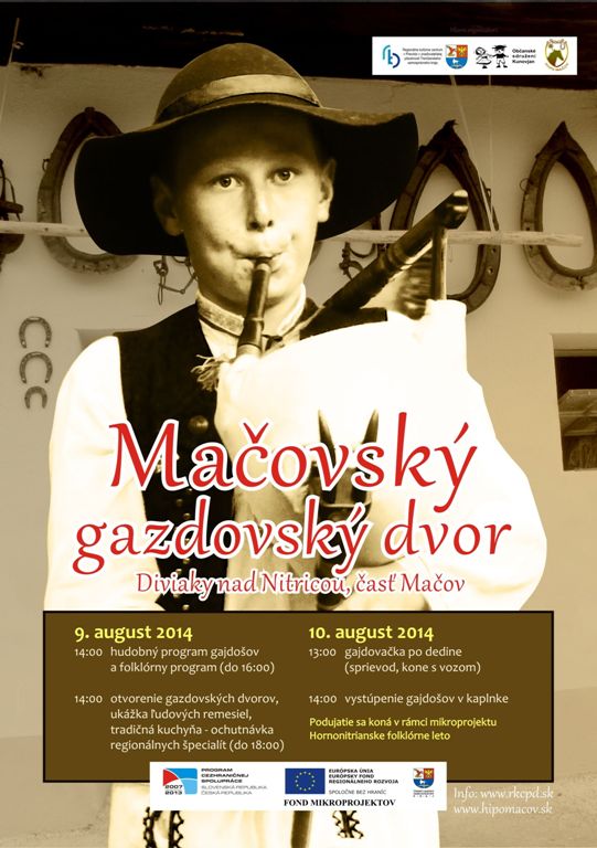 Mačovský gazdovský dvor - plagát