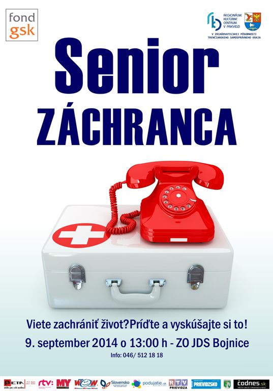 Senior záchranca - plagát