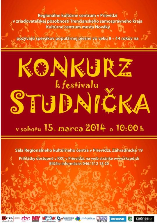 Studnička konkurz - plagát