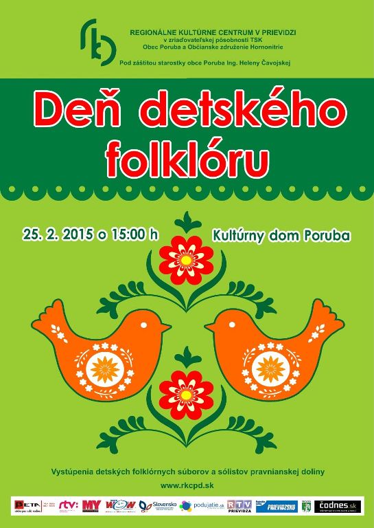 Deň detského folklóru - plagát