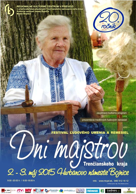 20. Dni majstrov Trenčianskeho kraja - plagát