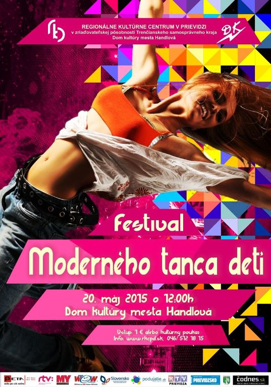 Festival moderného tanca detí - plagát