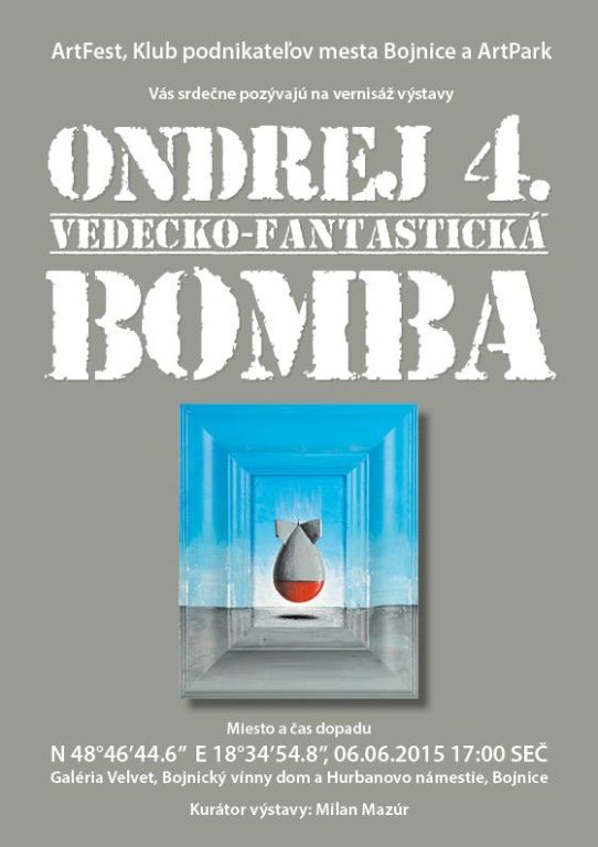 Ondrej 4. Vedecko-fantastická bomba - pozvánka