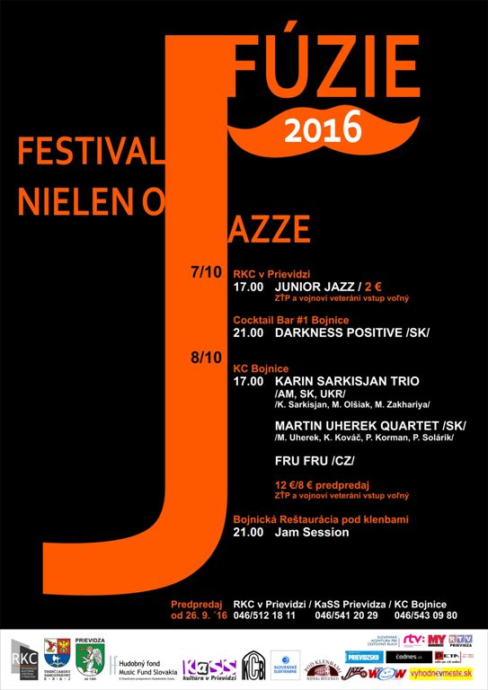 Fúzie - festival nielen o jazze - plagát