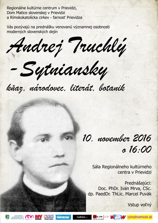 Beseda Andrej Truchlý - Sytniansky - plagát