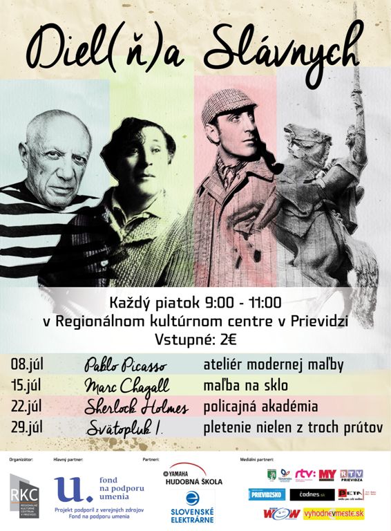 Diel(ň)a slávnych júl 2016 - plagát