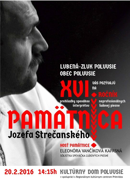 Pamätnica Jozefa Strečanského - plagát