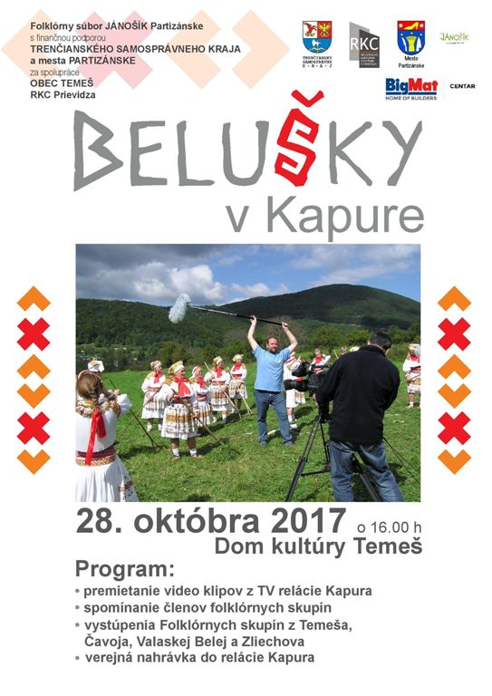 Belušky v Kapure - plagát