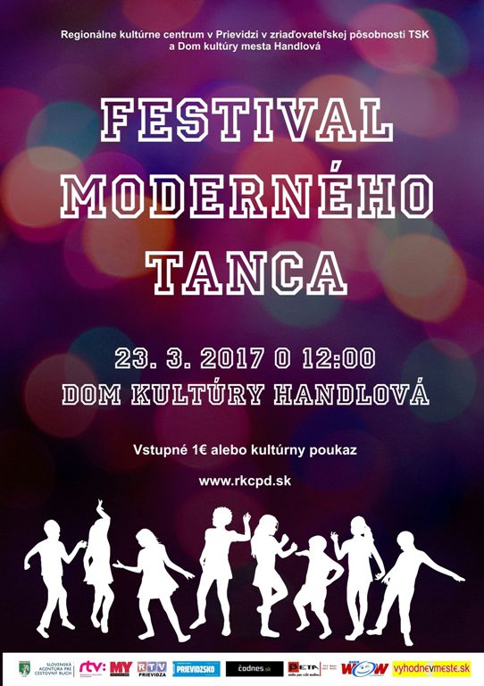 Festival moderného tanca - plagát