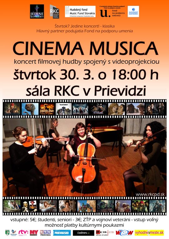 Štvrtok? Jedine koncert! Cinema Musica - plagát