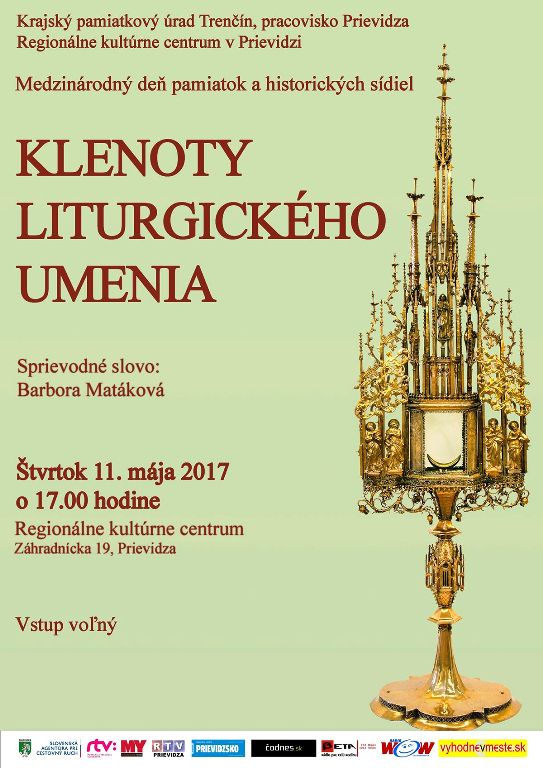 Klenoty liturgického umenia - plagát