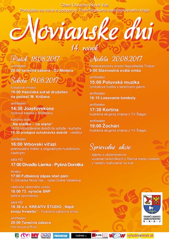 Novianske dni 2017 - plagát