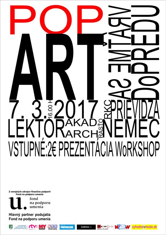 Workshop Vráťme sa dopredu - pop art - plagát