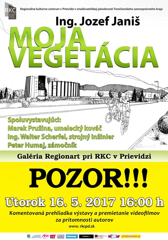 Komentovaná prehliadka výstavy Moja vegetácia - plagát