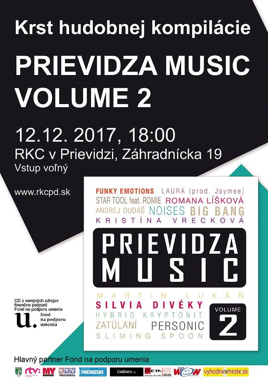 Prievidza Music Volume 2 - plagát