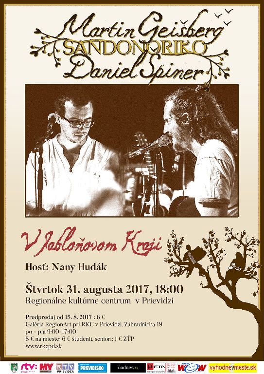 Koncert Sandonoriko - plagát