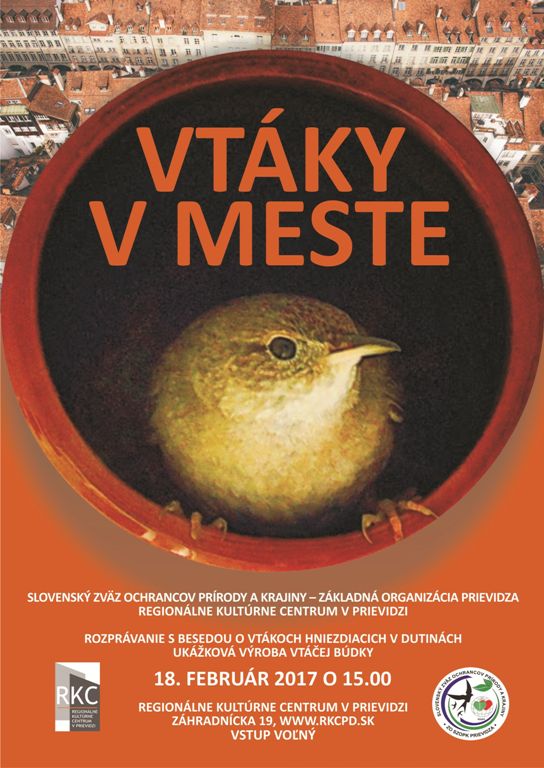 Vtáky v meste - plagát