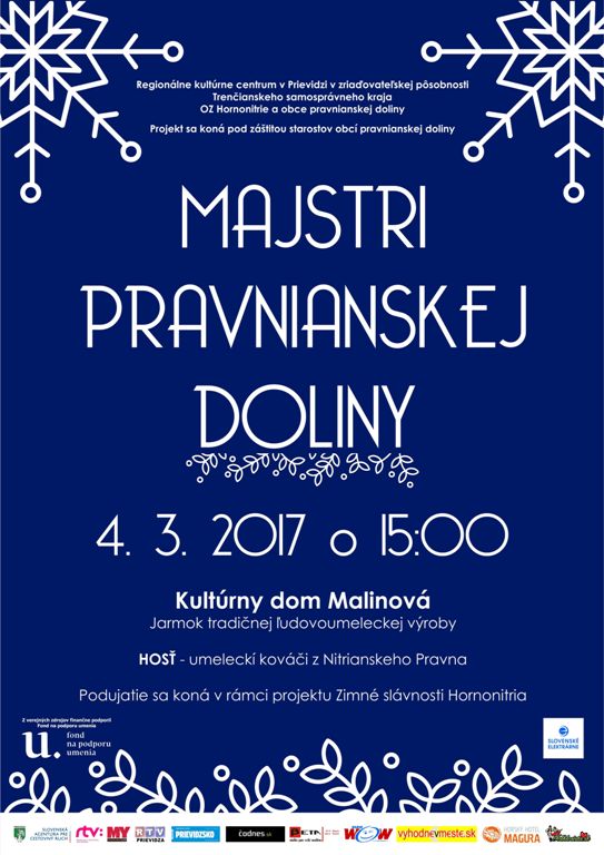 Majstri pravnianskej doliny - plagát