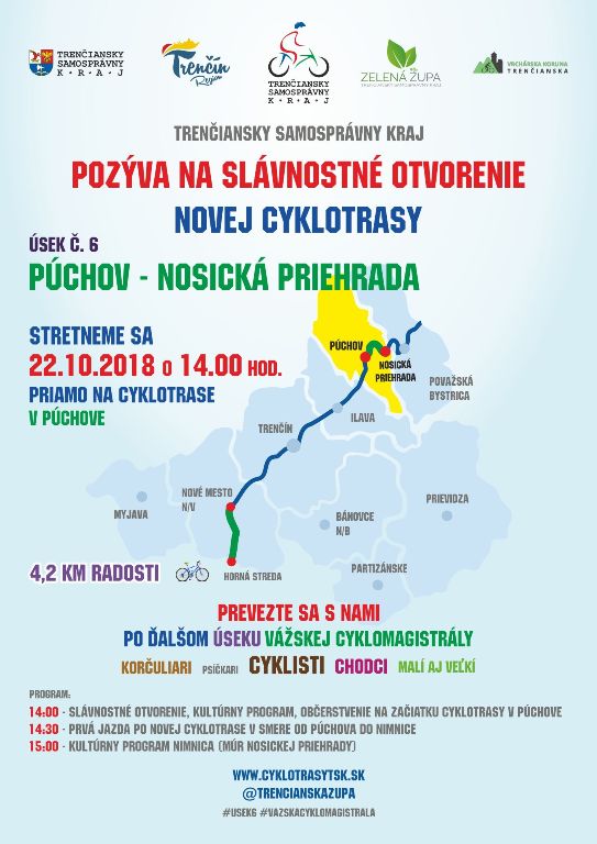 Cyklotrasa TSK - plagát