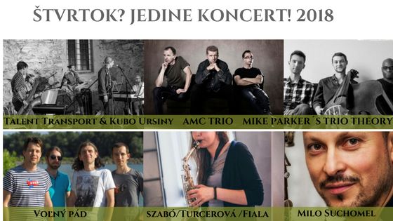 Štvrtok? Jedine koncert! 2018 - ilustračný obrázok