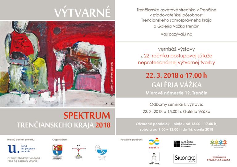 Výtvarné spektrum 2018 - plagát