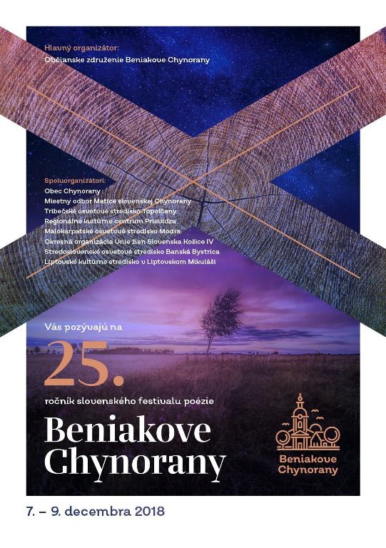 Beniakove Chynorany 2018 - plagát