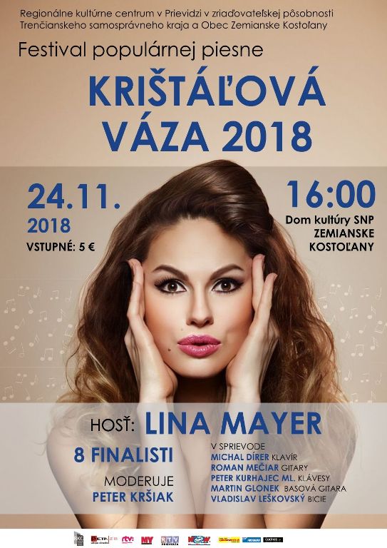 Krištáľová váza 2018 - plagát