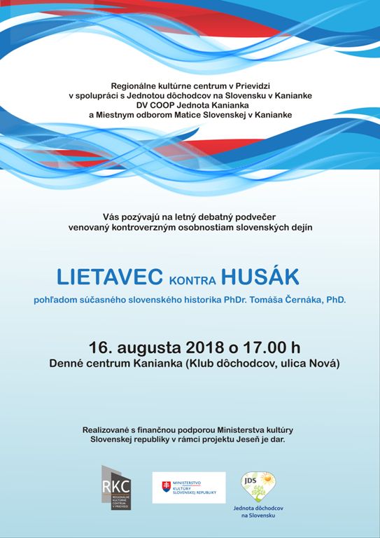 Lietavec kontra Husák - plagát