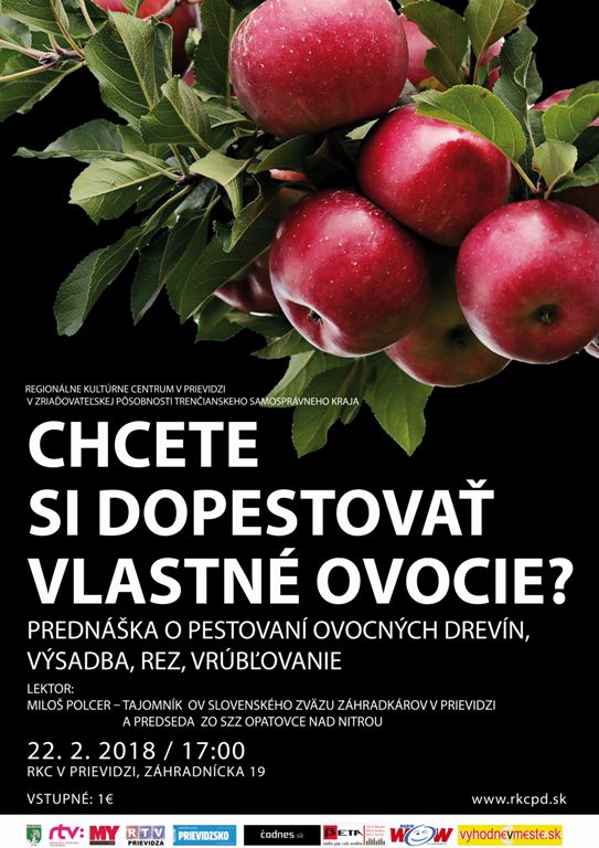 Chcete si dopestovať vlastné ovocie? - plagát