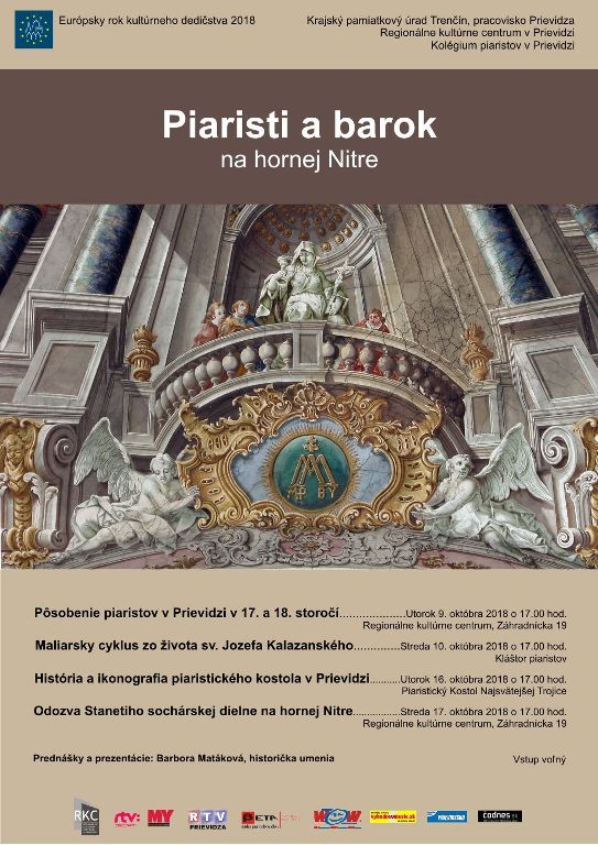 Piaristi a barok na hornej Nitre - plagát