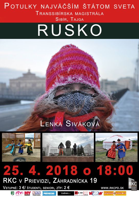 Cestovateľské kino: Rusko - plagát