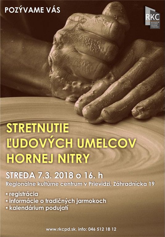 Stretnutie ľud. umelcov HN - plagát