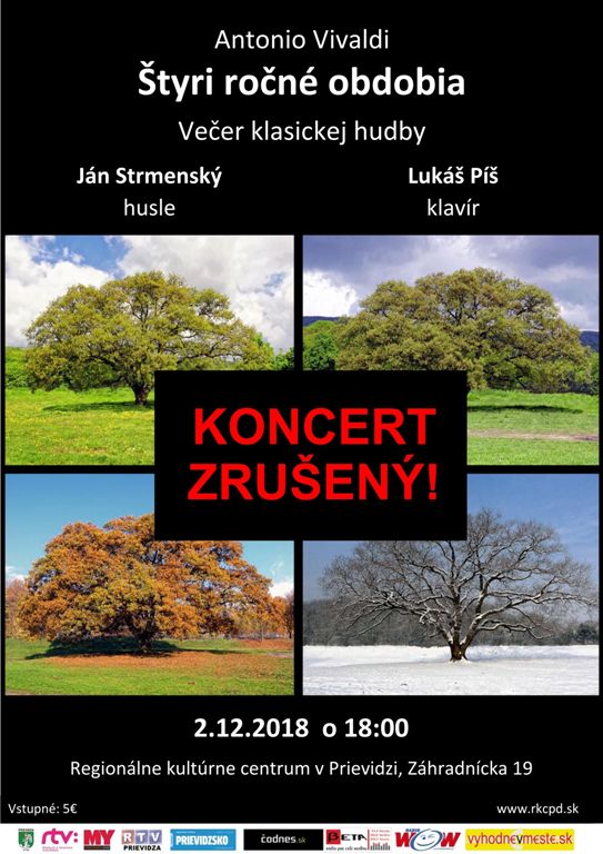 Koncert zrušený! - plagát