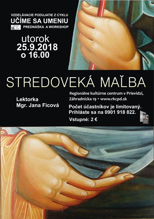 Učíme sa umeniu - stredoveká maľba - plagát