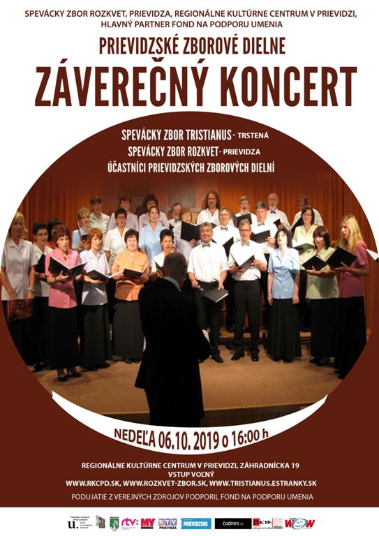 Záverečný koncert PZD - plagát