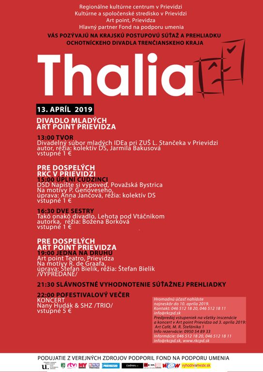 Thalia 2019 - plagát3