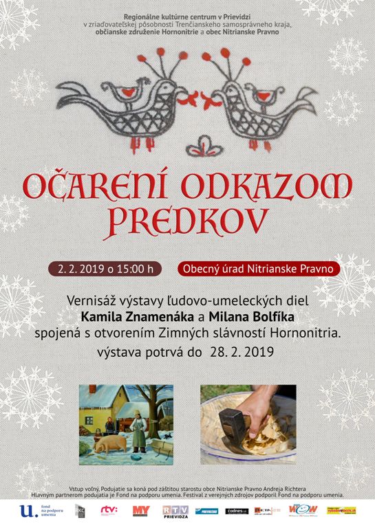 Otvorenie Zimnych slavnosti Hornonitria - plagat
