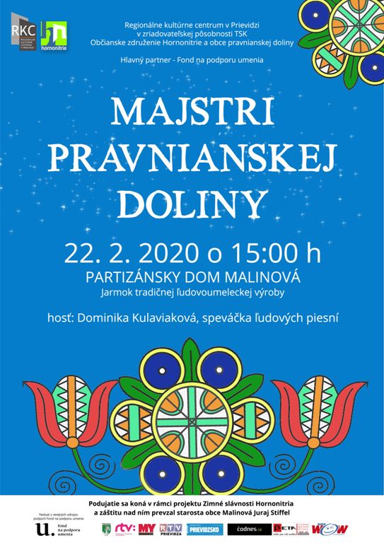 Majstri pravnianskej doliny - plagát