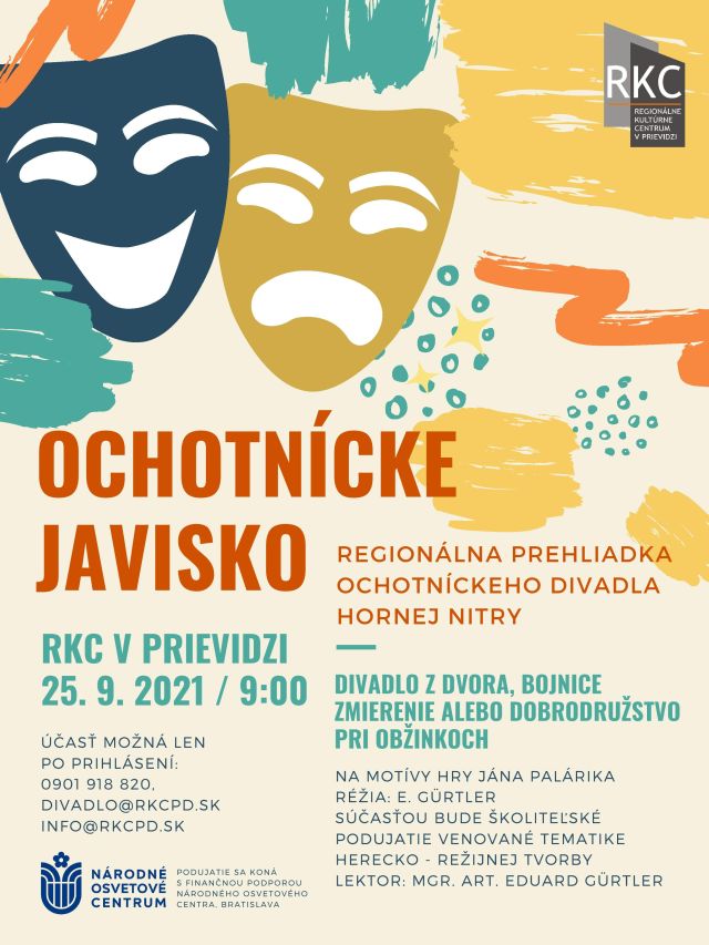 Ochotnícke javisko 2021 - plagát