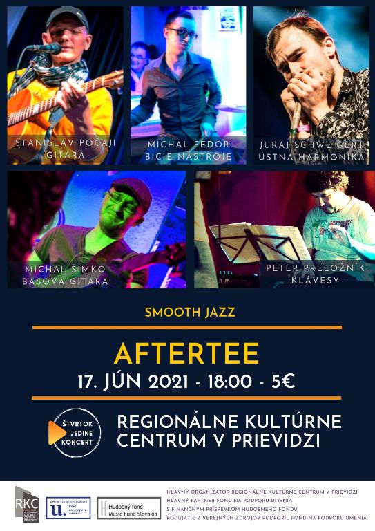 Štvrtok? Jedine koncert! Aftertee - plagát