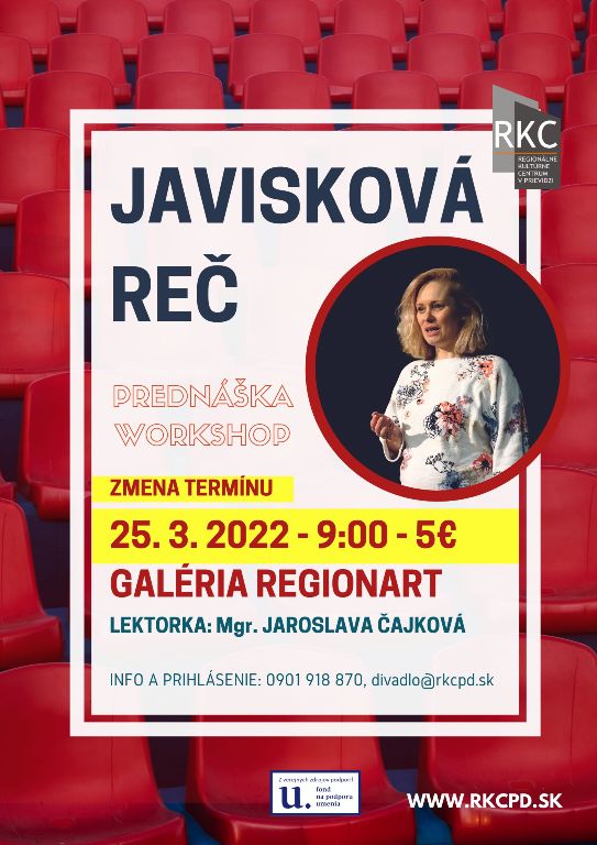 Javisková reč 2022 - plagát
